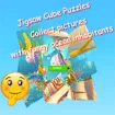 Jigsaw Cube Puzzles Collect Pictures of Funny Ocean Inhabitants